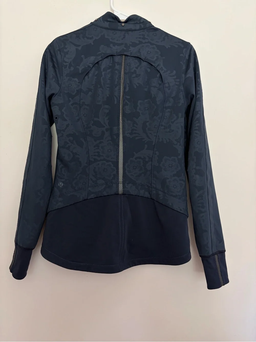 lululemon athletica Women's Slate Blue Patterned Zip Jacket